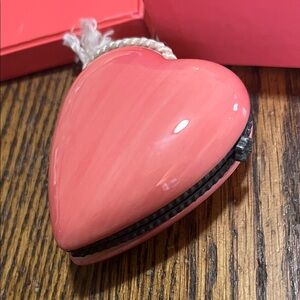 Hallmark pocket locket Heart-Shaped Pink New in box